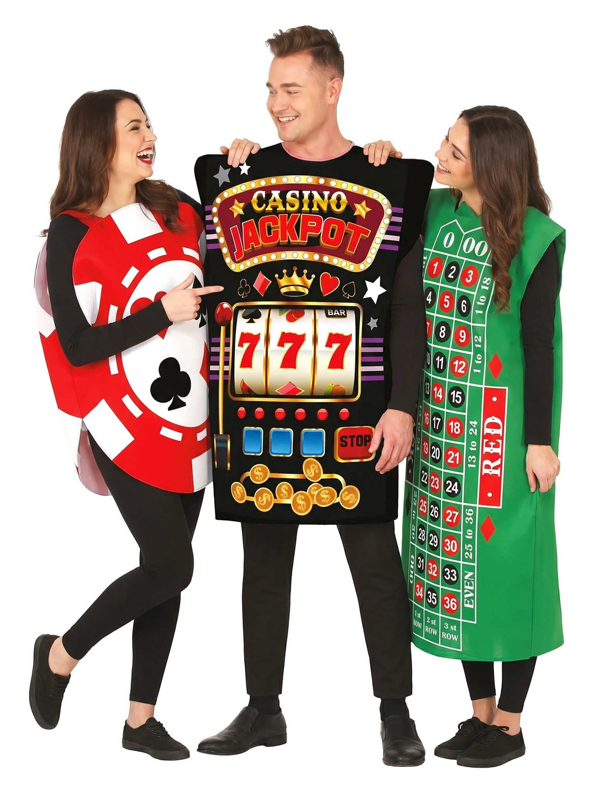 Disfraz de grupo Casino para adultos