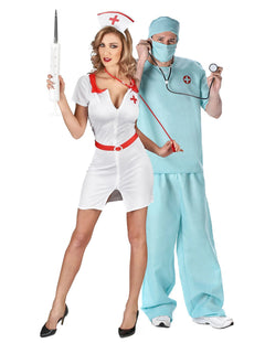 Disfraces de enfermeras y médicos para pareja