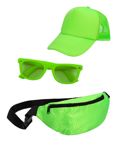 Kit de accesorios verde neón