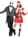 Disfraz de pareja de Jack Skellington™ y Mamá Navideña para Adulto