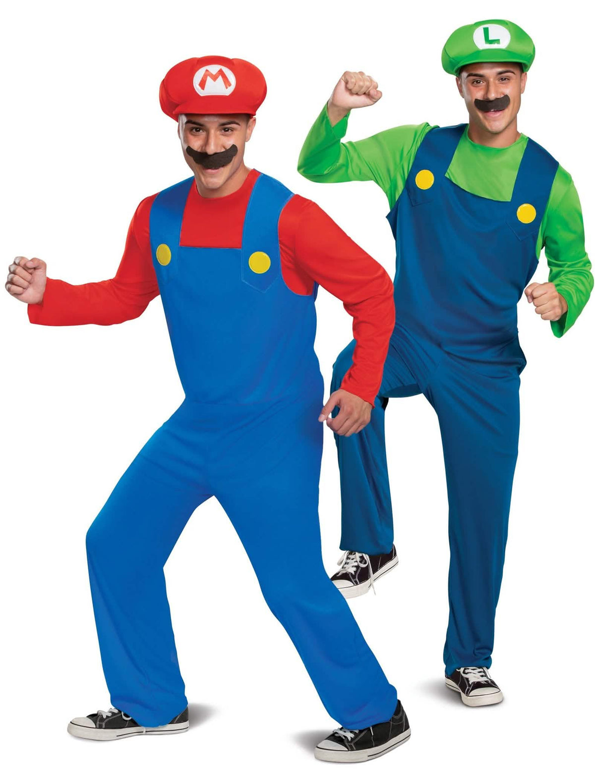 Disfraz de pareja clásico Mario y Luigi