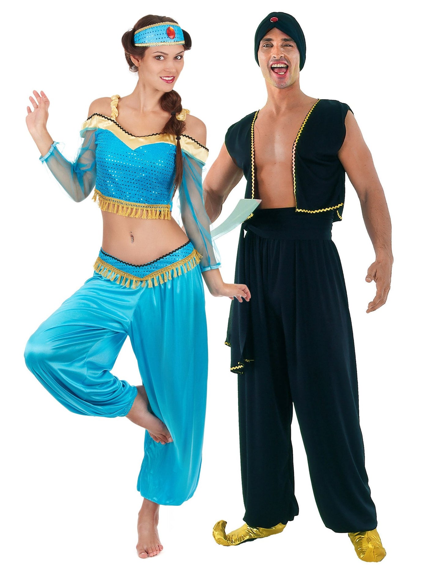 Disfraz de pareja oriental para adulto
