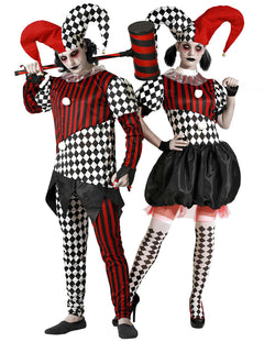 Disfraces de payaso maléfico para parejas