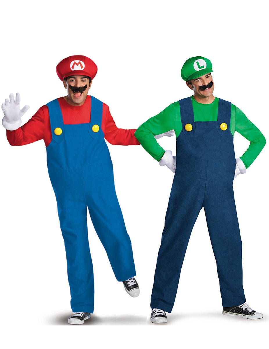 Disfraz de pareja Mario™ y Luigi™ adulto