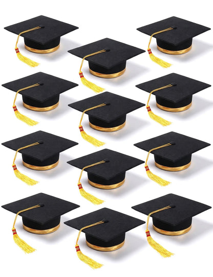 12 gorros de graduado para adulto
