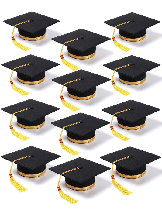 12 gorros de graduado para adulto