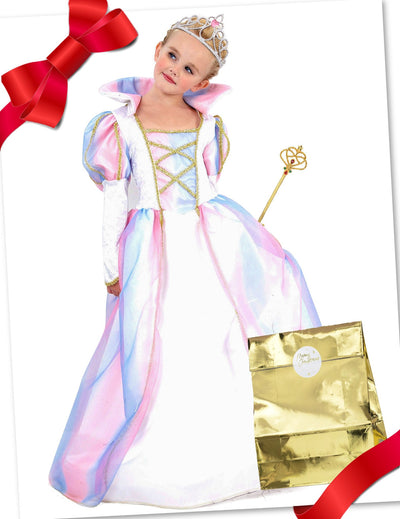 Cofre de regalo disfraz princesa con accesorios niña