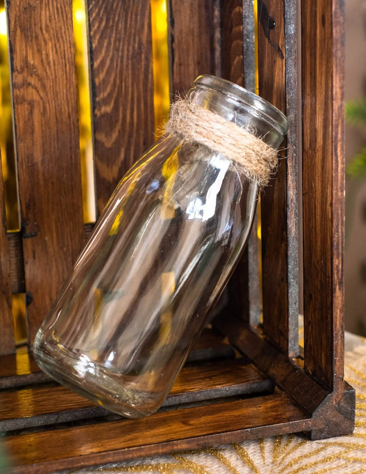 12 botellas de vidrio Candy bar