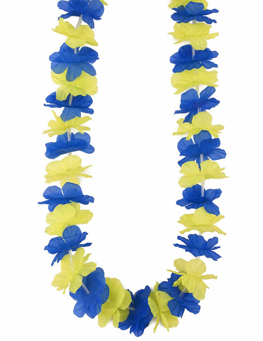 Set de aficionado de Suecia: collar hawaiano y cañón de confeti