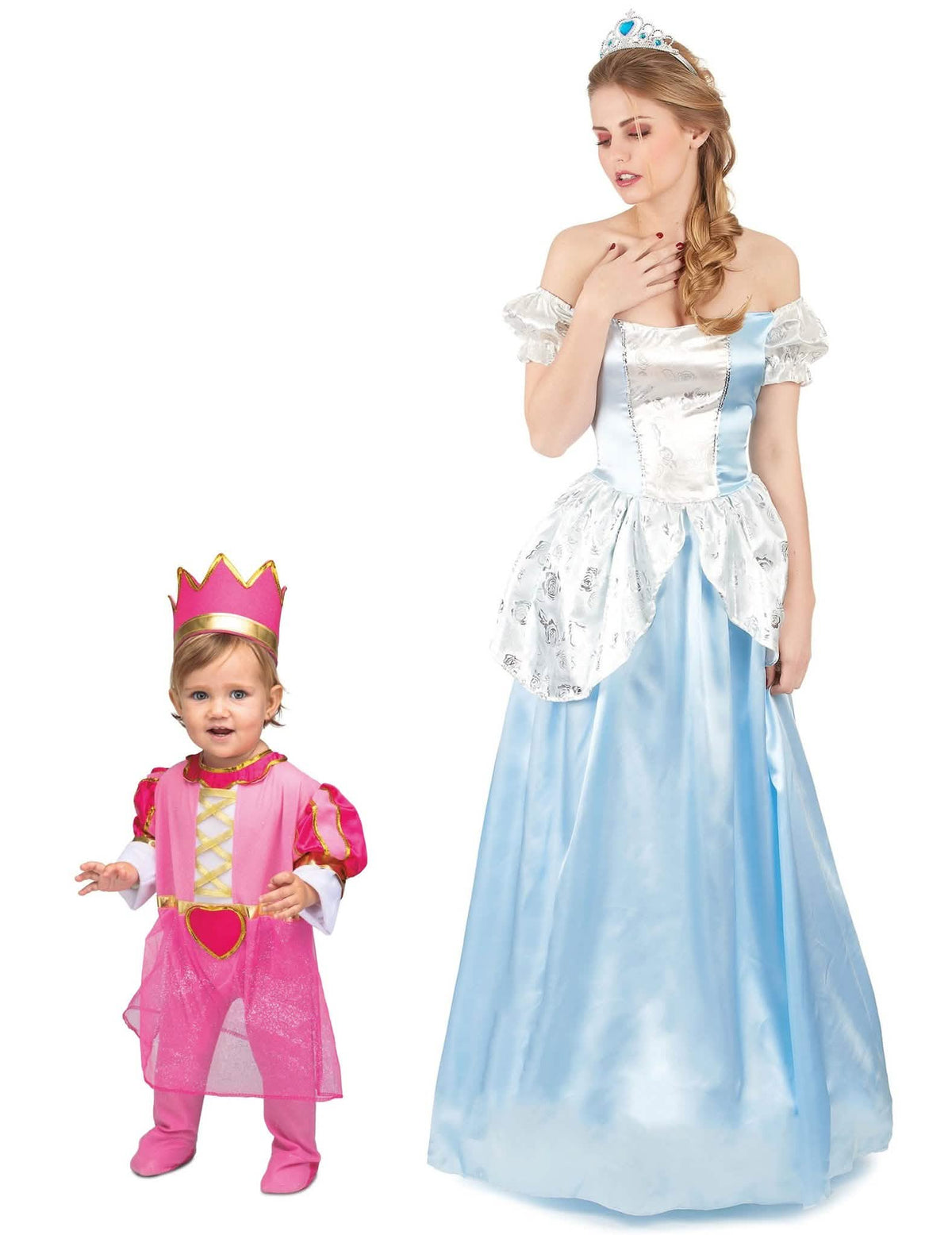 Disfraz de princesa pareja madre e hija