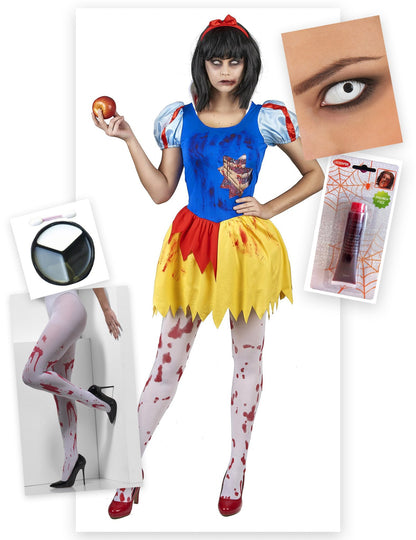 Kit disfraz princesa envenenada Halloween