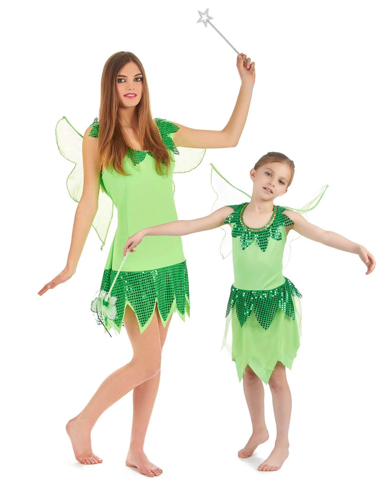 Disfraz de pareja Hada verde