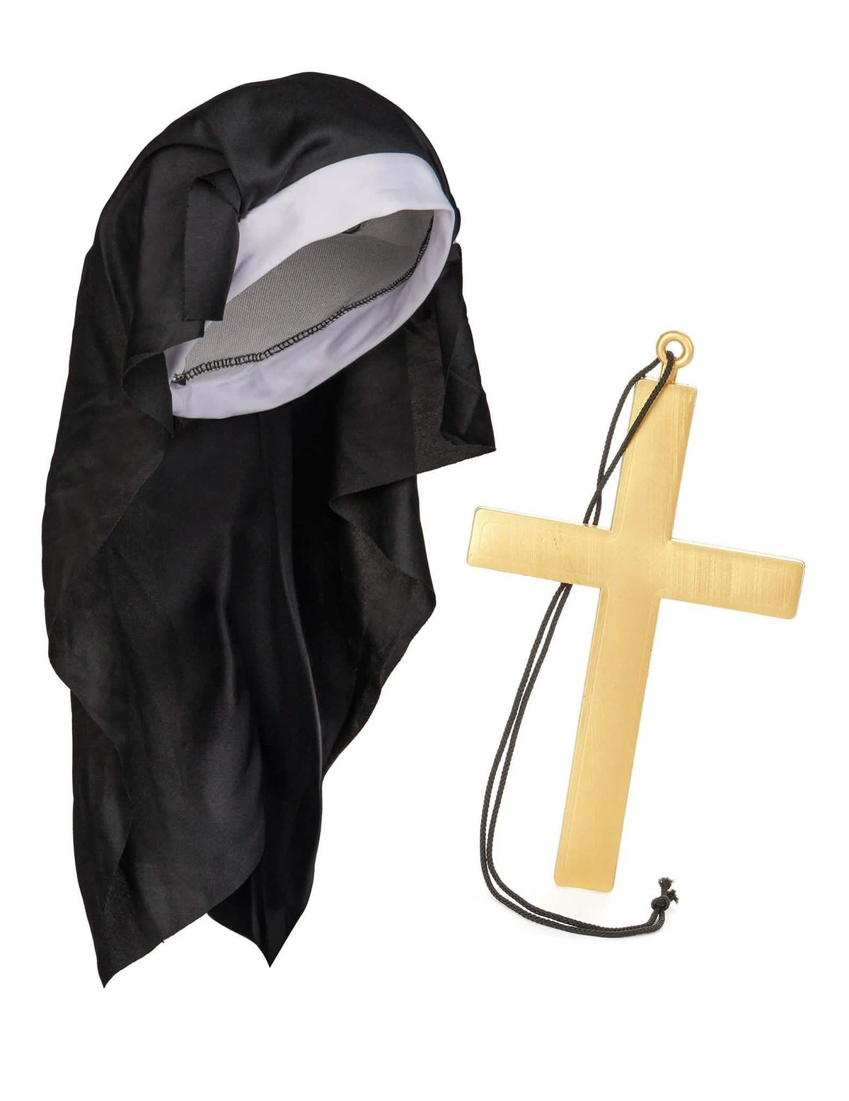 Kit de accesorios de monja mujer adulta