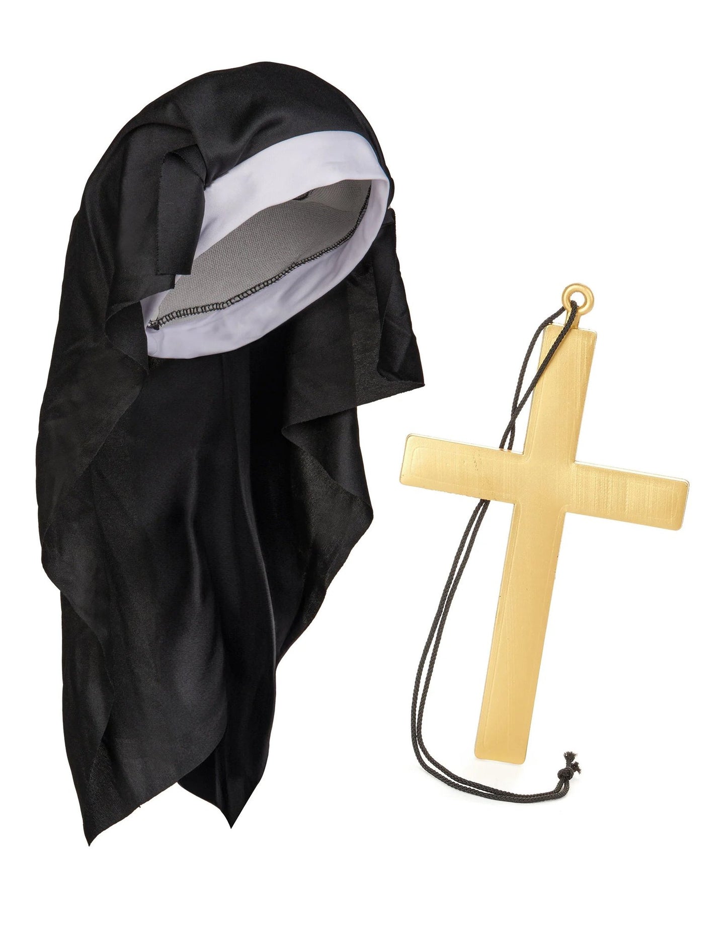 Kit de accesorios de monja mujer adulta