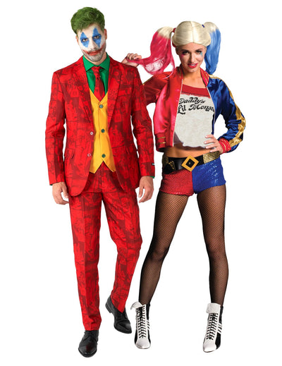Disfraz de Joker Suitmeister™ y Harley Quinn™ para adulto