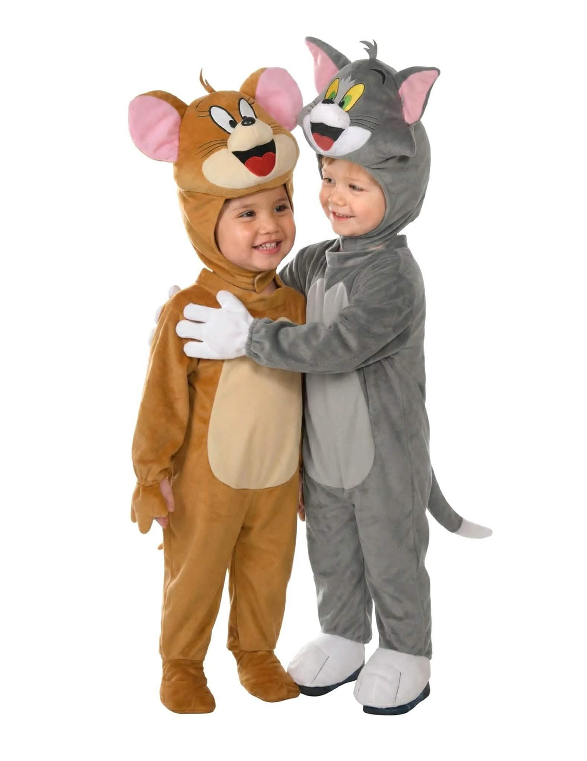 Disfraz de pareja Tom y Jerry™ bebé niños