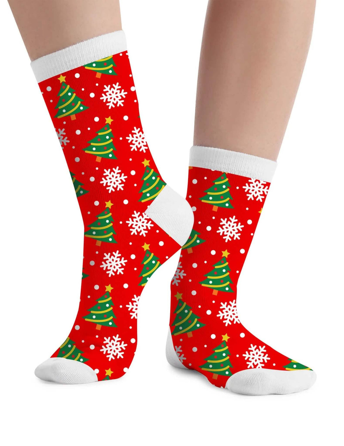 Lote de 6 pares de calcetines de Navidad con motivos festivos para adulto
