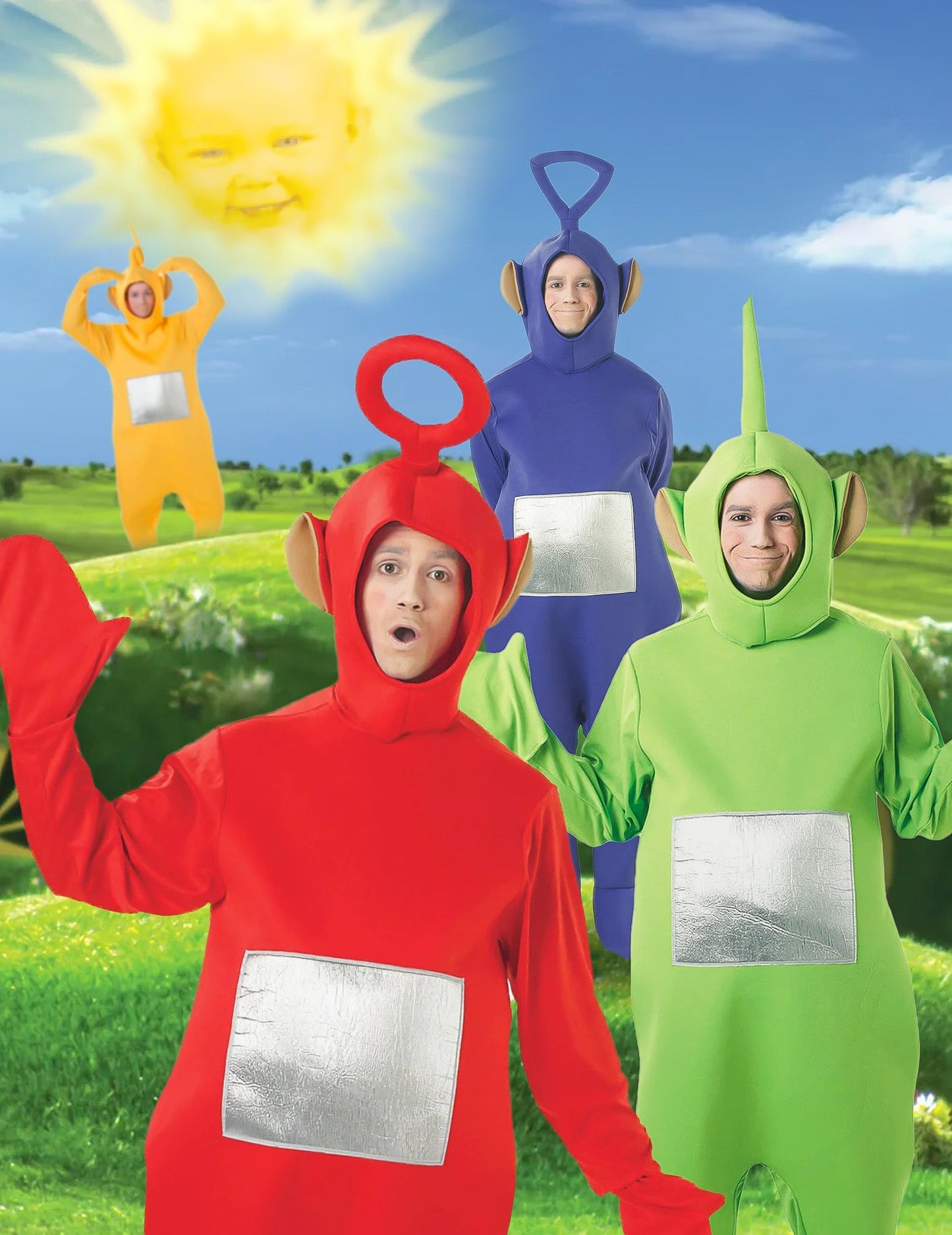 Disfraz de grupo de los Teletubbies