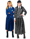 Disfraz de pareja de uniforme escolar Miércoles Addams™