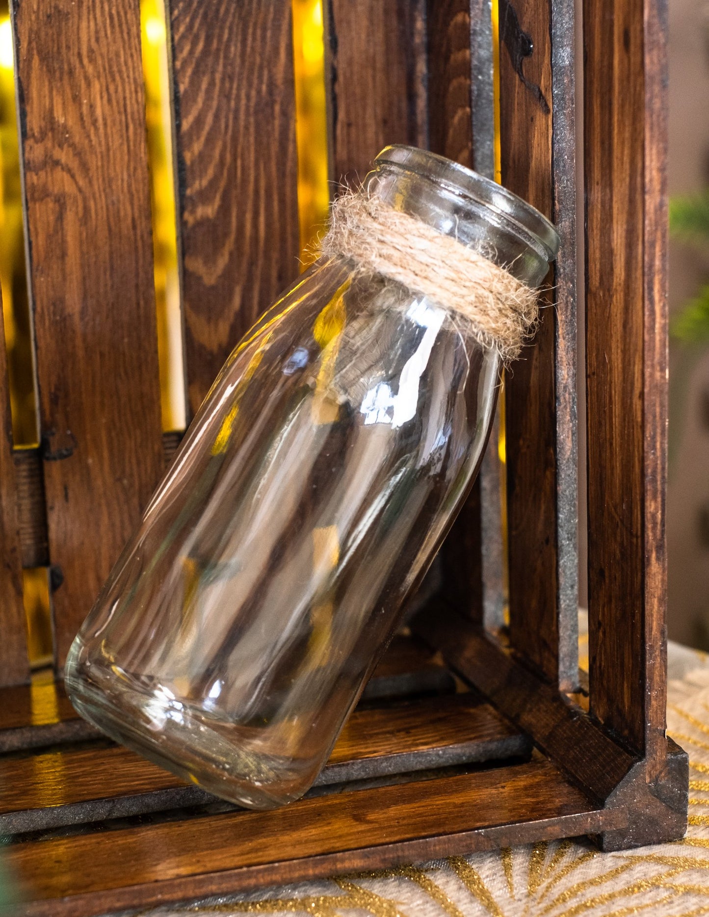12 botellas de vidrio Candy bar
