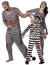 Disfraz familiar de prisioneros zombis para Halloween
