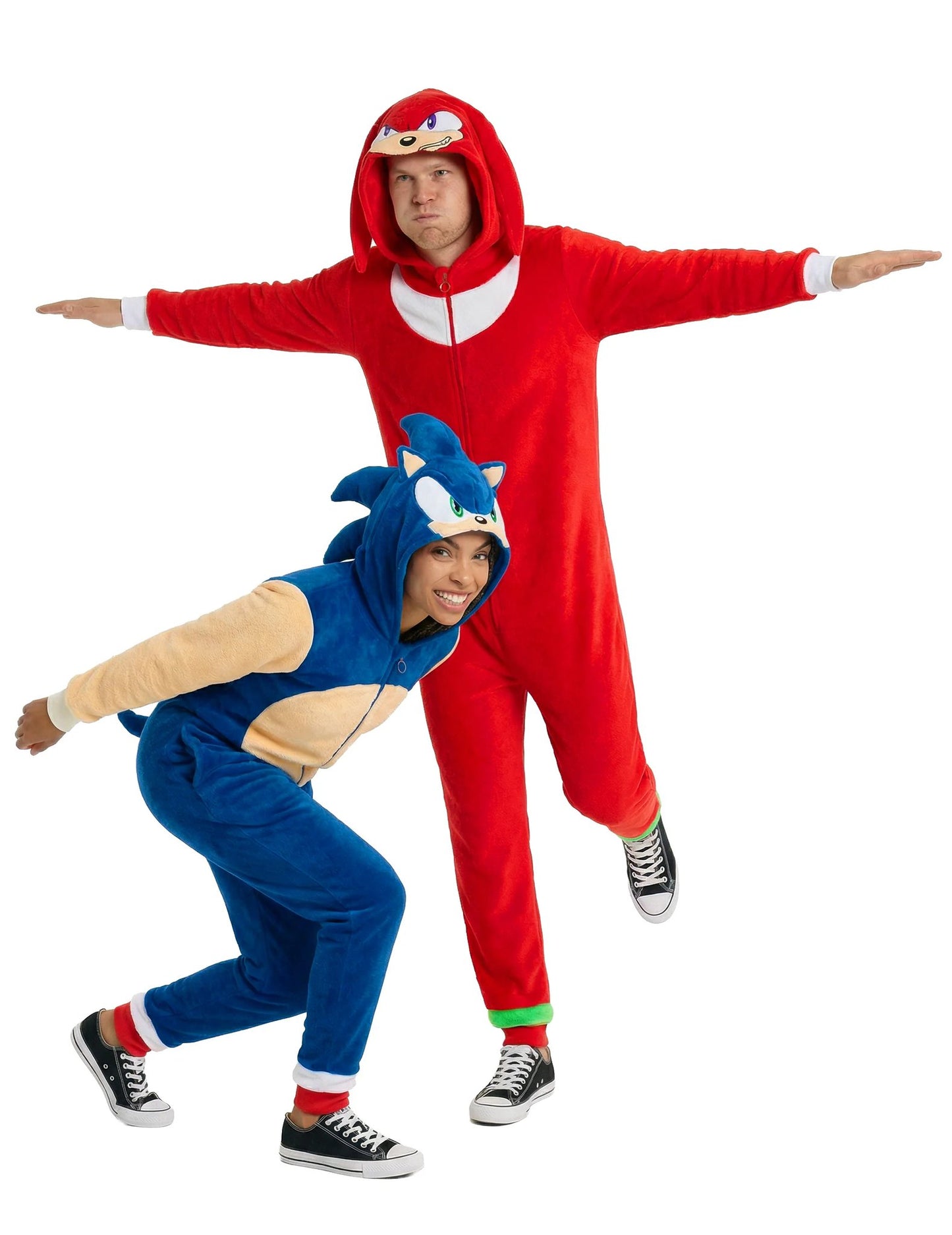 Disfraz de pareja Sonic y Knuckles™ para adultos