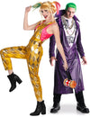 Disfraz de pareja Harley Quinn Birds of Prey™ y Joker Suicide Squad™ lujo Halloween adulto