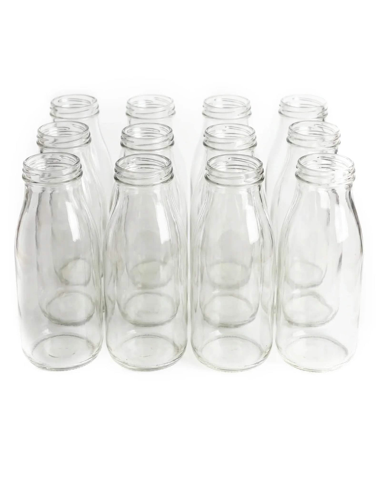 12 botellas de vidrio Candy bar