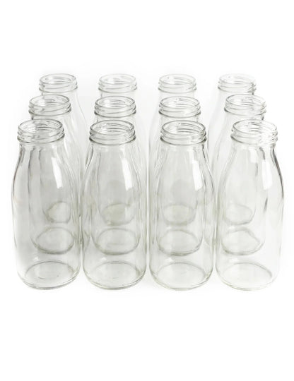 12 botellas de vidrio Candy bar