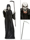 Kit disfraz segador con guadaña y máscara Halloween