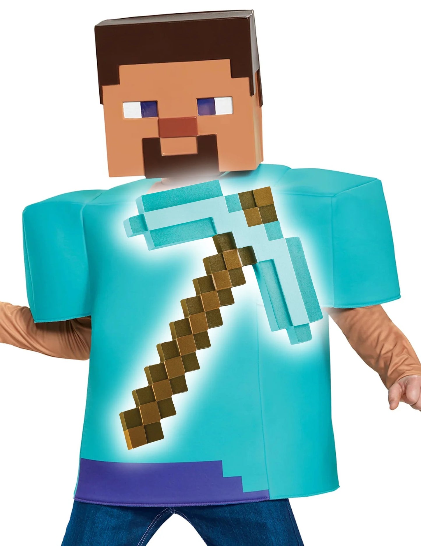 Kit de disfraces de Steve Minecraft™ con pico para niños