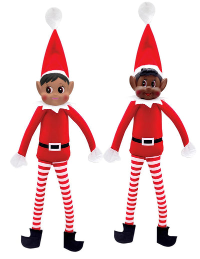 El travieso dúo de elfos navideños Paillette y Loustic