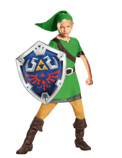 Kit de disfraz de Link Zelda™ para niño con escudo