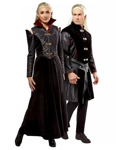 Disfraz de pareja Daemon y Rhaenyra House of the Dragon™ para adultos