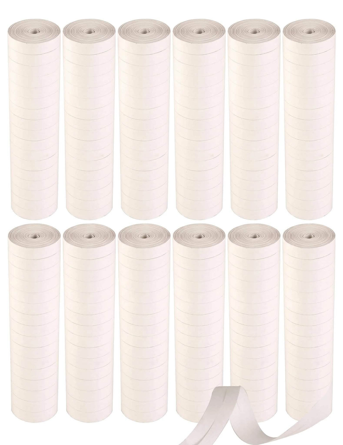 Pack - 352767 - 12 rollos de serpentinas blancas