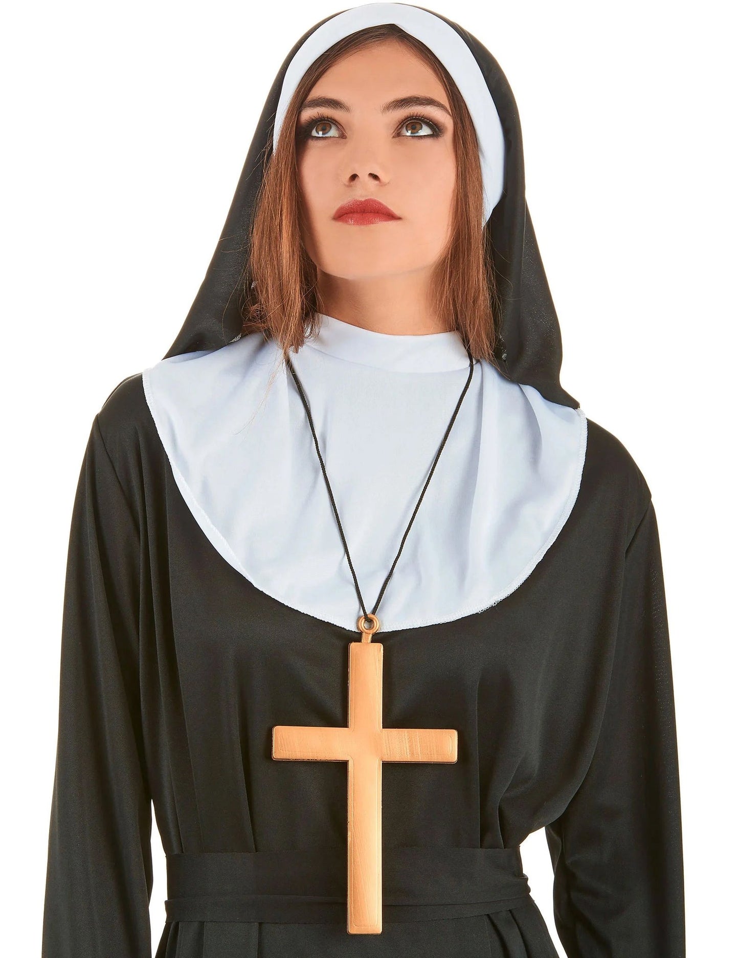 Kit de accesorios de monja mujer adulta