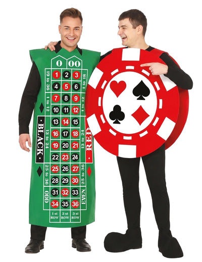 Disfraz de pareja Casino para adultos
