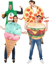Disfraz de grupo de comida rápida