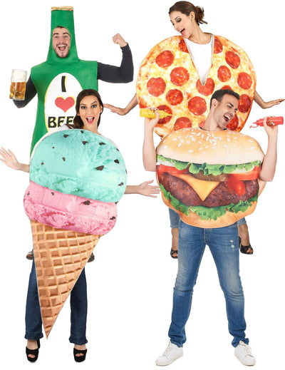 Disfraz de grupo de comida rápida