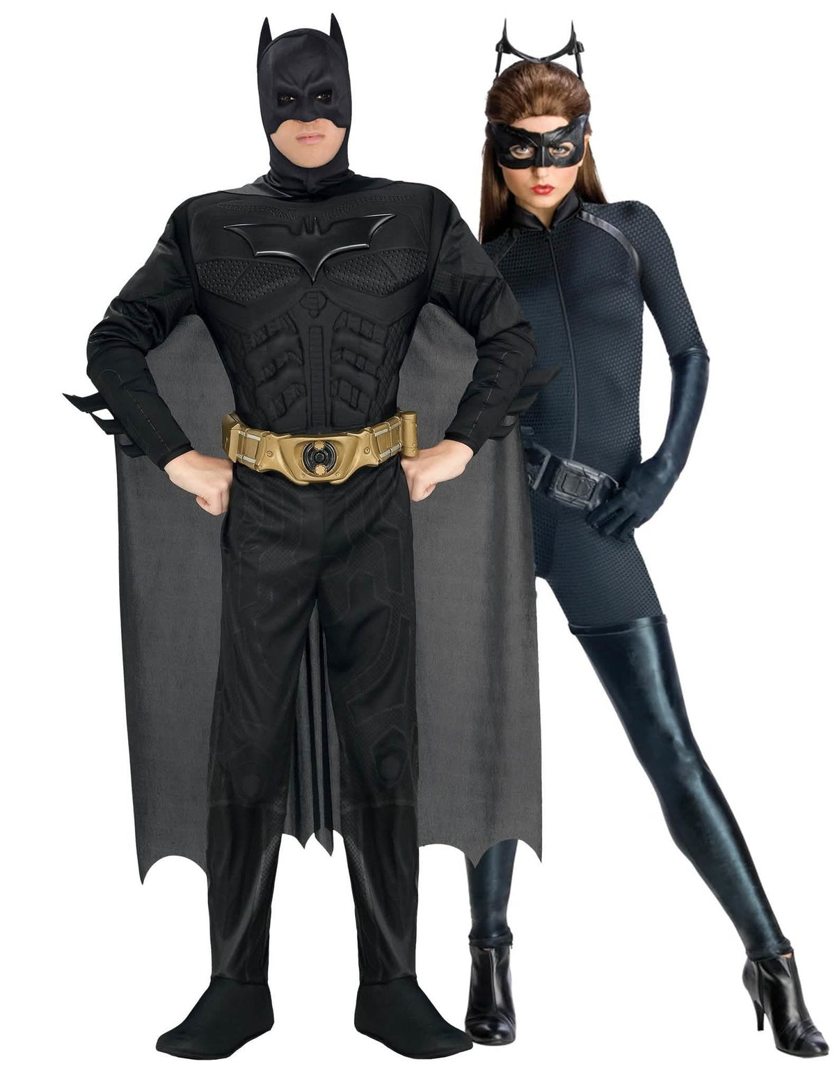 Disfraz de pareja de Batman™ y Catwoman™ para adulto