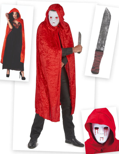 Kit disfraz de asesino ensangrentado adulto