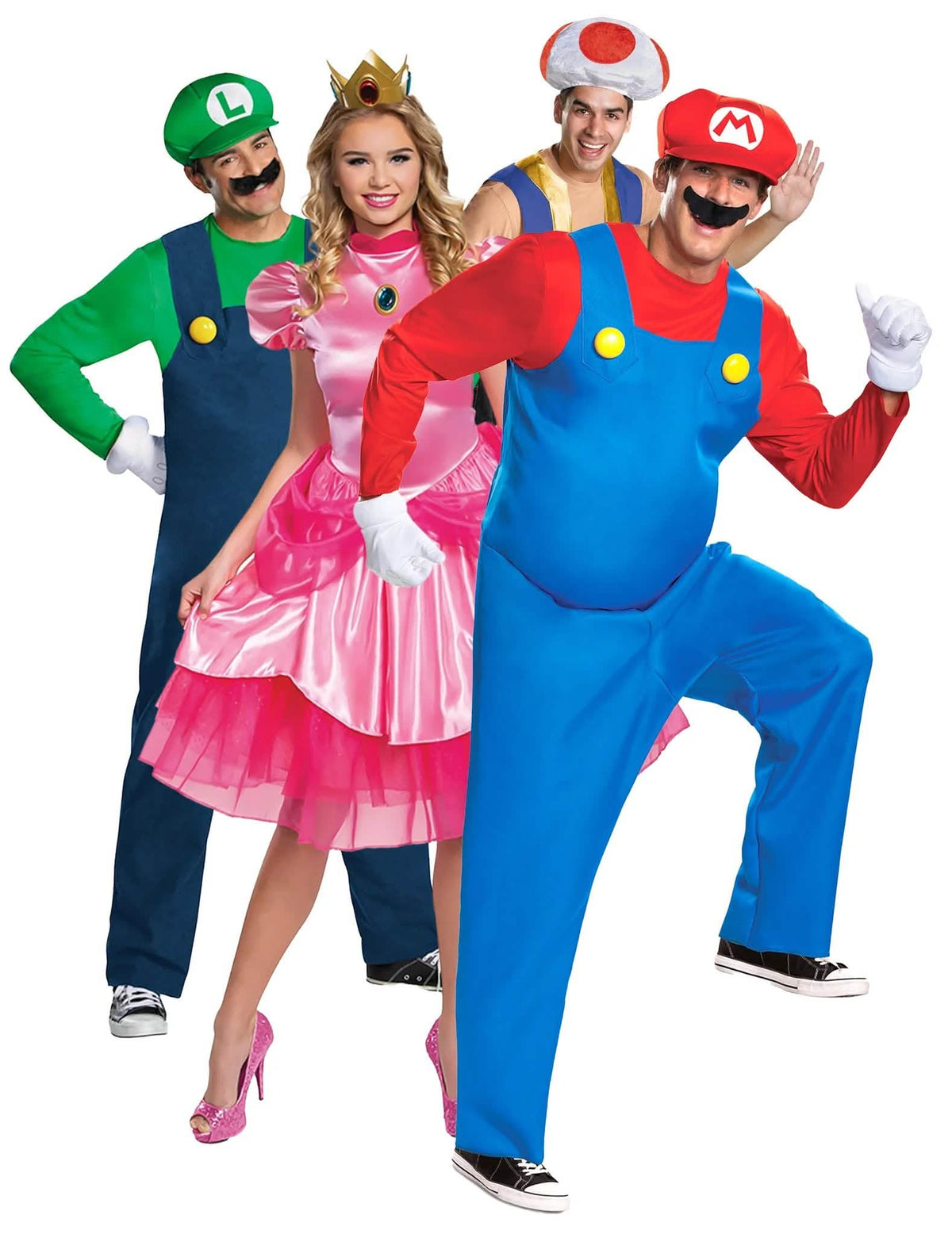 Disfraz de grupo Nintendo Mario™ para adulto