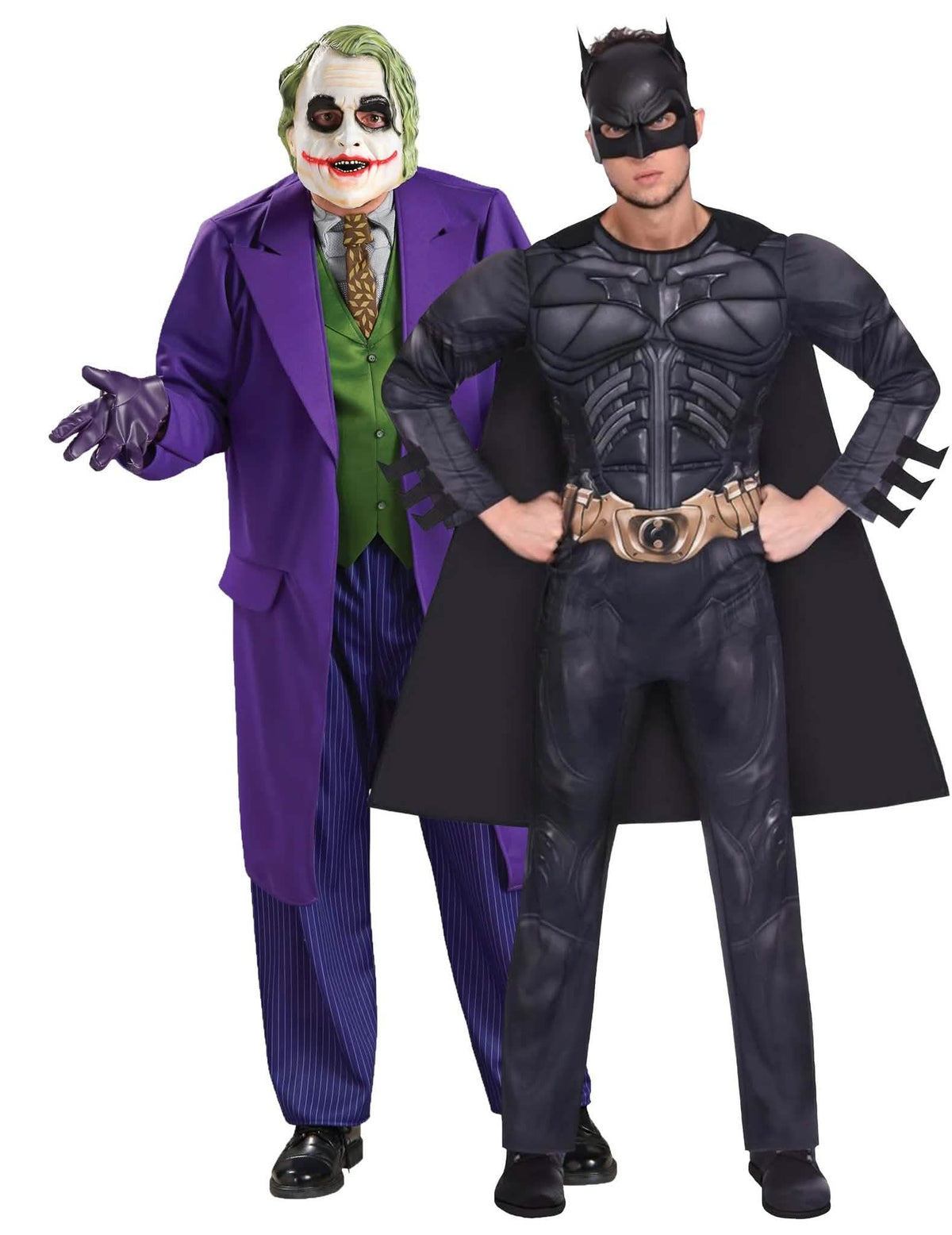 Disfraz de pareja de Batman™ y Joker™ para adulto