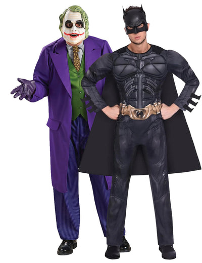 Disfraz de pareja de Batman™ y Joker™ para adulto
