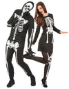 Disfraz de pareja esqueletos Halloween adulto