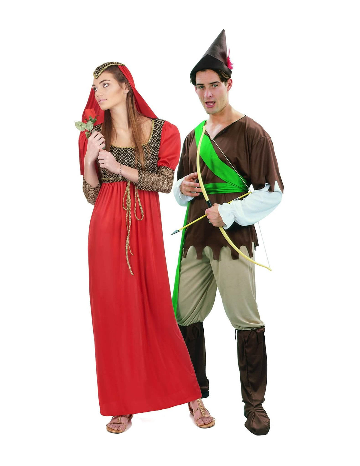 Disfraz de pareja medieval