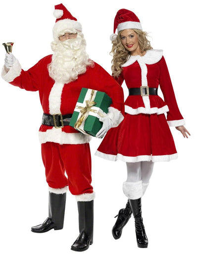 Disfraz de pareja Papá y Mamá Noel