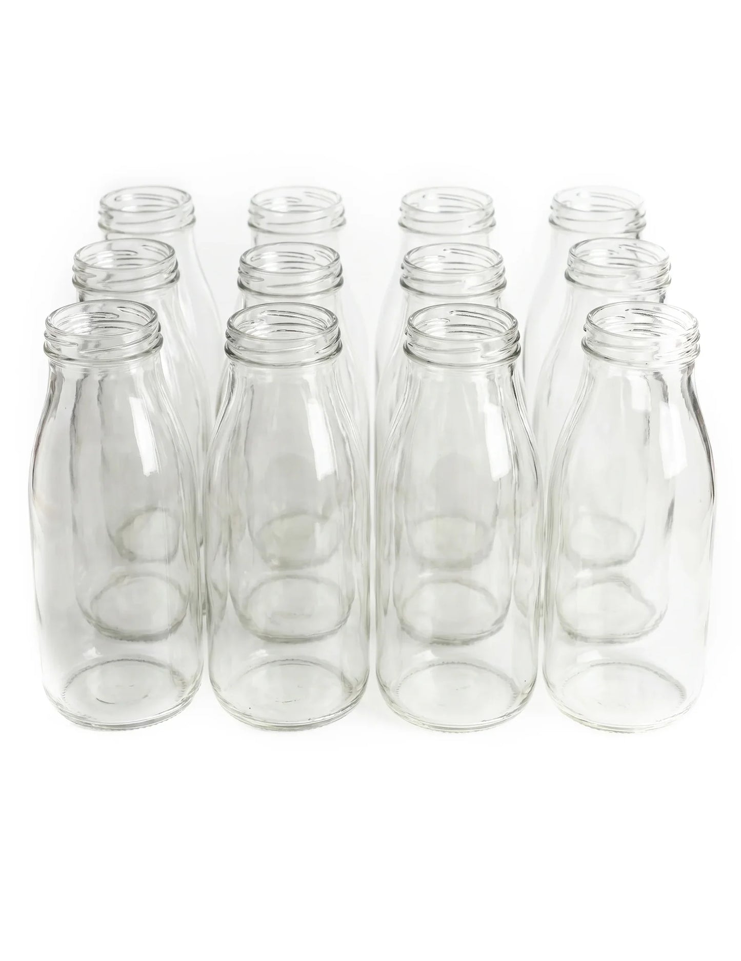 12 botellas de vidrio Candy bar