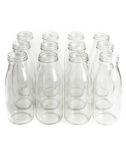 12 botellas de vidrio Candy bar