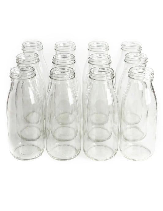 12 botellas de vidrio Candy bar
